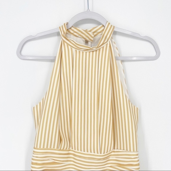 Revolve C/MEO Believe In Me Dress Honey Stripe Small - Picture 4 of 8